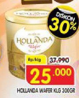 Promo Harga HOLLANDA Wafer 300 gr - Superindo