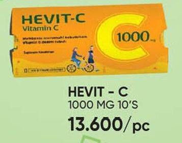 Promo Harga Hevit C 1000mg 10 pcs - Guardian