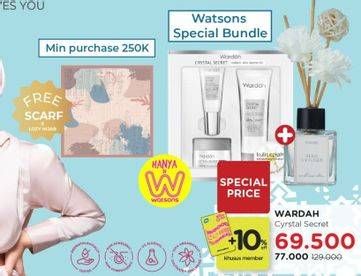 Promo Harga WARDAH Crystal Secret Series 100 ml - Watsons