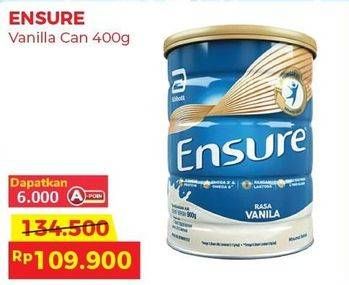 Promo Harga ENSURE Nutrition Powder FOS Vanila 400 gr - Alfamart