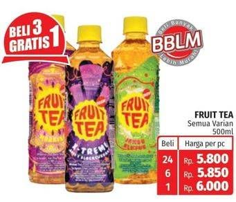 Promo Harga SOSRO Fruit Tea All Variants 500 ml - Lotte Grosir