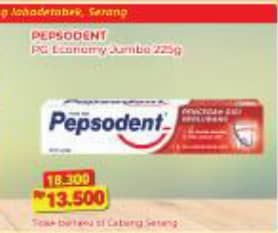 Promo Harga Pepsodent Pasta Gigi Pencegah Gigi Berlubang White 225 gr - Alfamart