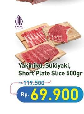 Promo Harga yakiniku/sukiyaki/short plate  - Hypermart