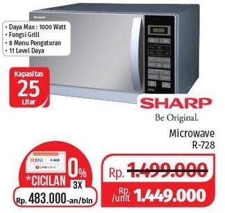 Promo Harga SHARP R-728(K)-IN | Microwave  - Lotte Grosir