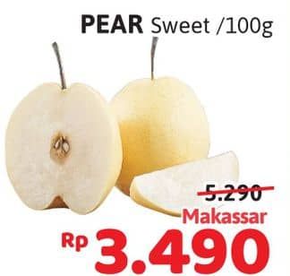 Promo Harga Pear Sweet per 100 gr - Alfamidi