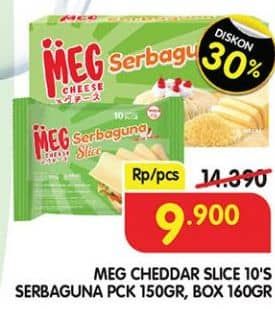 Promo Harga MEG Cheddar Cheese 160 gr - Superindo