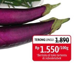 Promo Harga Terong Ungu per 100 gr - Alfamidi