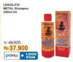 Promo Harga Long Life Metal Shampoo & Anti Dandruff 200 ml - Indomaret
