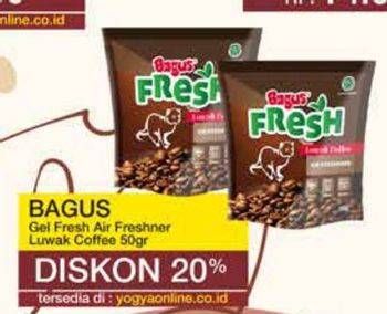 Promo Harga Bagus Fresh Air Freshener Luwak Coffee 50 gr - Yogya