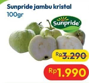 Promo Harga Sunpride Jambu Crystal per 100 gr - Hypermart