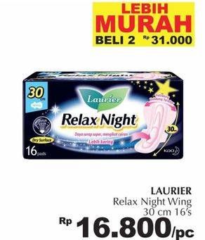 Promo Harga Laurier Relax Night 30cm 16 pcs - Giant