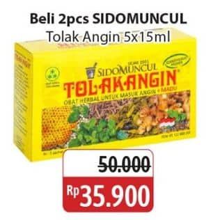 Promo Harga Sido Muncul Jamu Tolak Angin Cair + Madu per 5 sachet 15 ml - Alfamidi