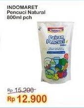 Promo Harga INDOMARET Cairan Pencuci Natural Jeruk Nipis, Citrus Daun Mint 800 ml - Indomaret