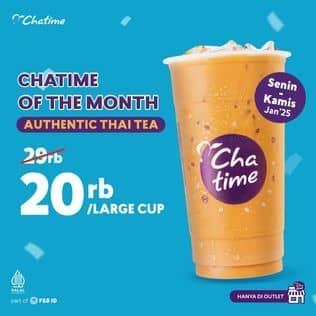 Promo Harga Authentic Thai Tea  - Chatime