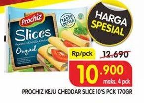 Promo Harga PROCHIZ Slices 10 pcs - Superindo