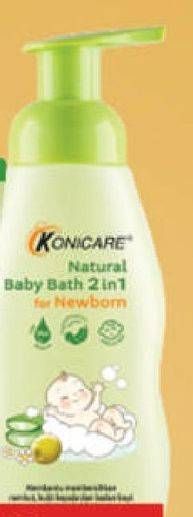 Promo Harga KONICARE Natural Baby Bath 2 in 1 For Newborn 300 ml - TIP TOP