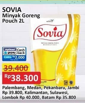 Promo Harga Sovia Minyak Goreng 2000 ml - Alfamart