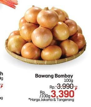 Promo Harga Bawang Bombay per 100 gr - LotteMart
