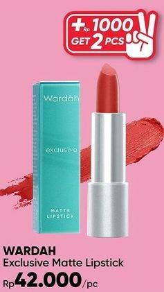 Promo Harga WARDAH Exclusive Lipstick  - Guardian