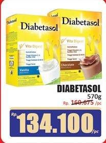 Promo Harga Diabetasol Special Nutrition for Diabetic 570 gr - Hari Hari