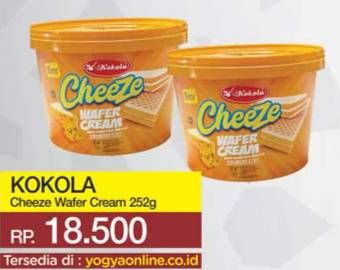 Promo Harga KOKOLA Wafer Cream Cheeze 252 gr - Yogya