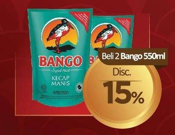 Promo Harga BANGO Kecap Manis 550 ml - Hypermart