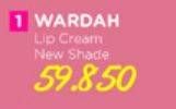 Promo Harga Wardah Exclusive Matte Lip Cream 4 gr - Watsons
