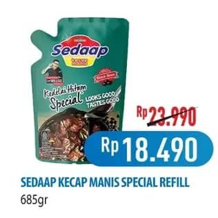 Promo Harga Sedaap Kecap Manis Kedelai Hitam Special 685 ml - Hypermart