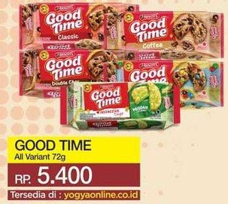 Promo Harga GOOD TIME Cookies Chocochips All Variants 72 gr - Yogya
