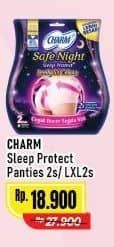 Promo Harga Charm Sleep Protect Plus Panties L-XL 2 pcs - Alfamart