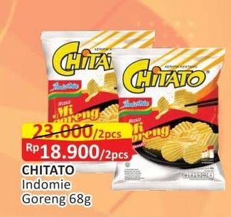 Promo Harga Chitato Snack Potato Chips Mi Goreng 68 gr - Alfamart
