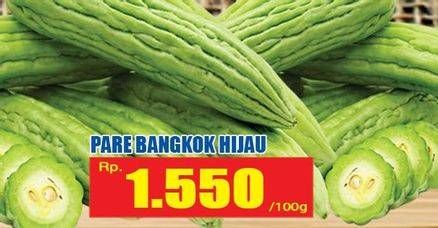 Promo Harga Pare Bangkok Hijau per 100 gr - Hari Hari