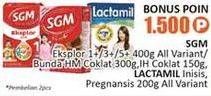 SGM Eksplor 1+/3+/5+/Bunda Susu Ibu Hamil & Menyusui/Lactamil Inisis & Pregnansis