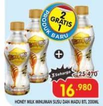 Promo Harga Madu Nusantara Honey Milk 200 ml - Superindo
