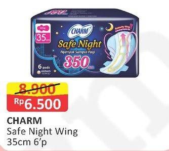 Promo Harga Charm Safe Night Wing 35cm 6 pcs - Alfamart