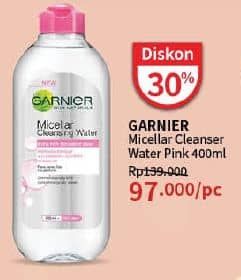 Promo Harga Garnier Micellar Water Pink 400 ml - Guardian