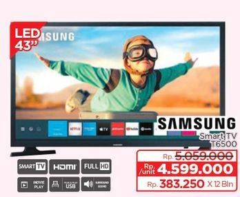 Promo Harga Samsung UA43T6500 | Smart LED TV  - Lotte Grosir