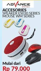 Promo Harga ADVANCE Speaker ES030 Series/Mouse WM Series  - Courts