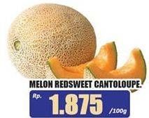 Promo Harga Melon Red Sweet Cantalope per 100 gr - Hari Hari