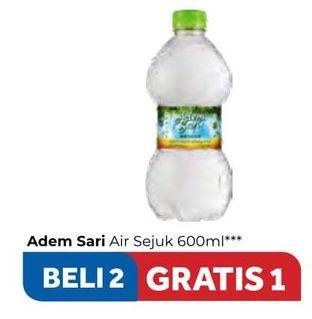 Promo Harga ADEM SARI Air Sejuk 600 ml - Carrefour