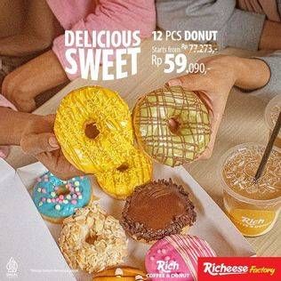 Promo Harga Richeese Factory Donut  - Richeese Factory