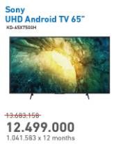 Promo Harga SONY UHD SMART TV 65"  - Electronic City