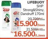 Promo Harga LIFEBUOY Shampoo Strong Shiny, Anti Dandruff 170 ml - Alfamidi