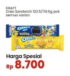 Promo Harga Oreo Biskuit Sandwich All Variants 119 gr - Indomaret