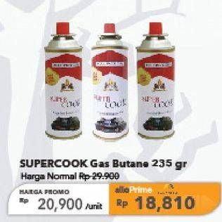 Promo Harga Super Cook Liquified Butane Fuel 235 gr - Carrefour