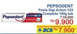 Promo Harga PEPSODENT Pasta Gigi Action 123 Complete 190 gr - Indomaret