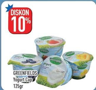 Promo Harga GREENFIELDS Yogurt 125 gr - Hypermart