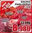 Promo Harga Daging Rendang Sapi per 100 gr - Giant