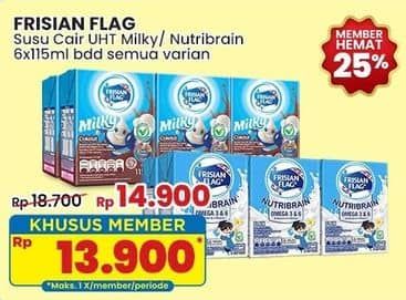 Promo Harga Frisian Flag Susu UHT Milky/Nutribrain  - Indomaret