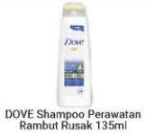 Promo Harga DOVE Shampoo Total Damage Treatment 135 ml - Alfamart